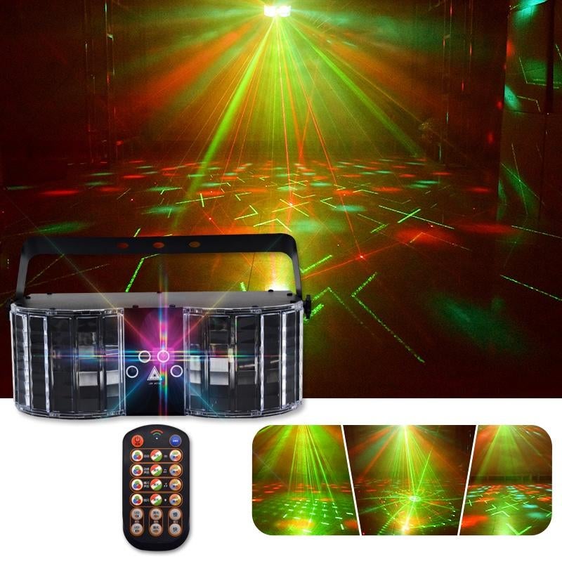 Nieuwe First Class Laser Sweeper RGBW LED RG Laser Butterfly, Ophalen of Verzenden, Nieuw, Licht, Geluidgestuurd