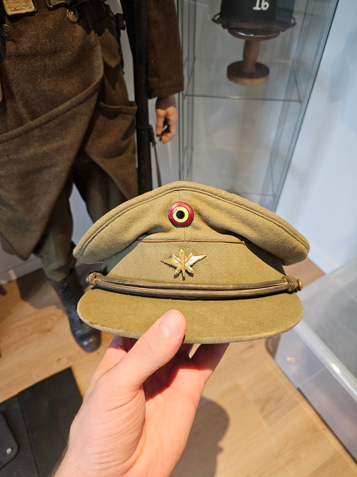 ABBL 1940 - kepie officier DTCA, Ophalen of Verzenden, Landmacht, Helm of Baret