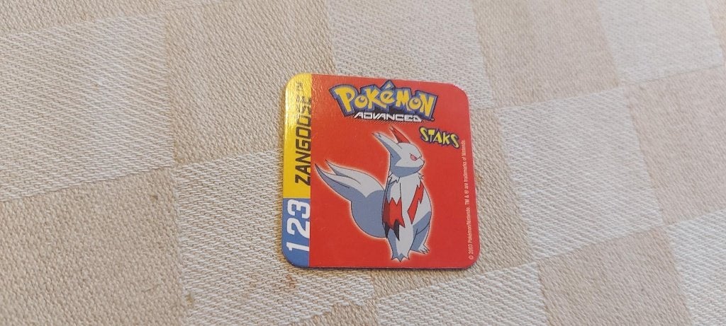 jouet magnétique Pokemon Panini Sticks Zangoose 2003, Enlèvement ou Envoi, Neuf