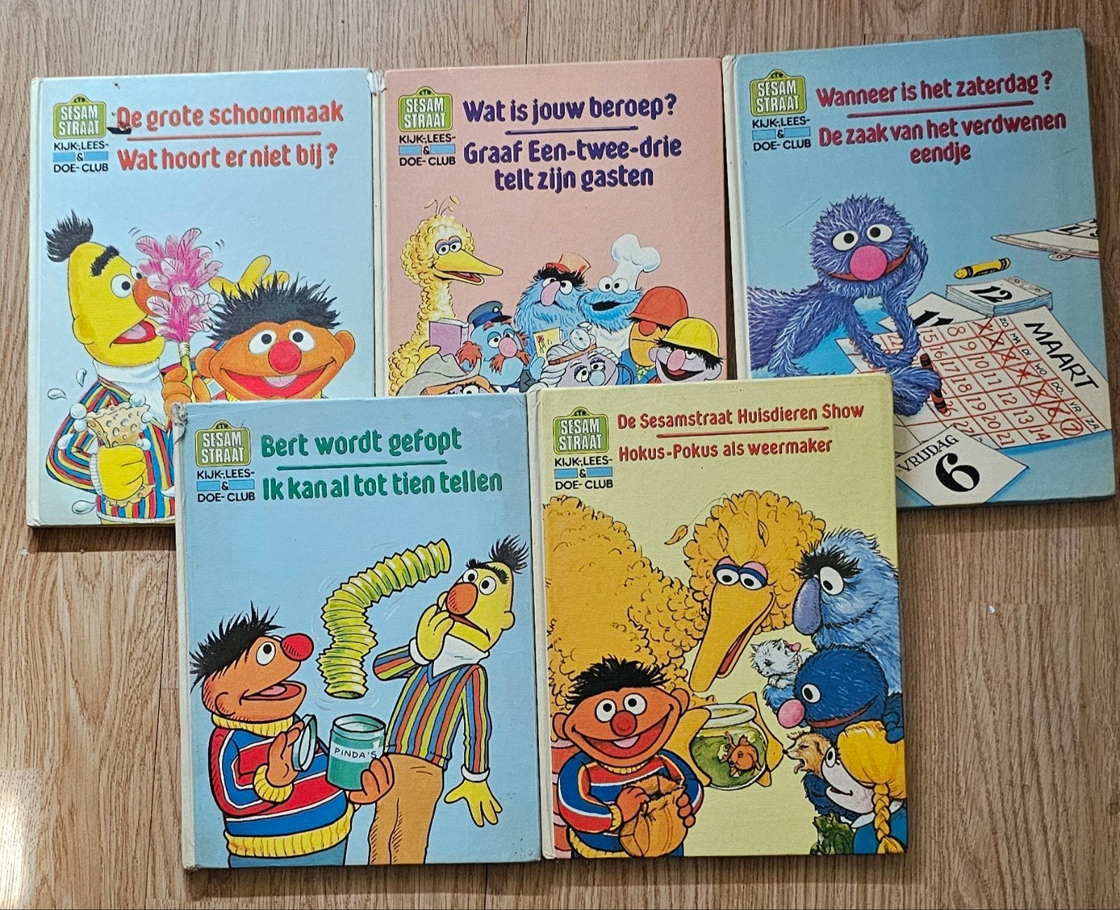 5 boekjes van sesamstraat., Boeken, Ophalen of Verzenden