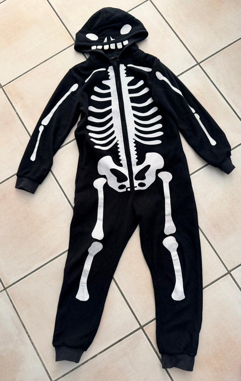 Jbc skelet onesie - maat 146, Ophalen of Verzenden, Zo goed als nieuw