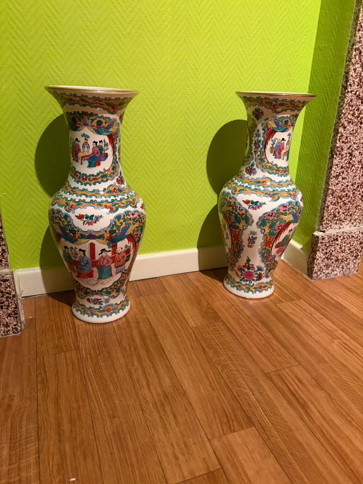 2 vases chinois, Antiquités & Art, Enlèvement
