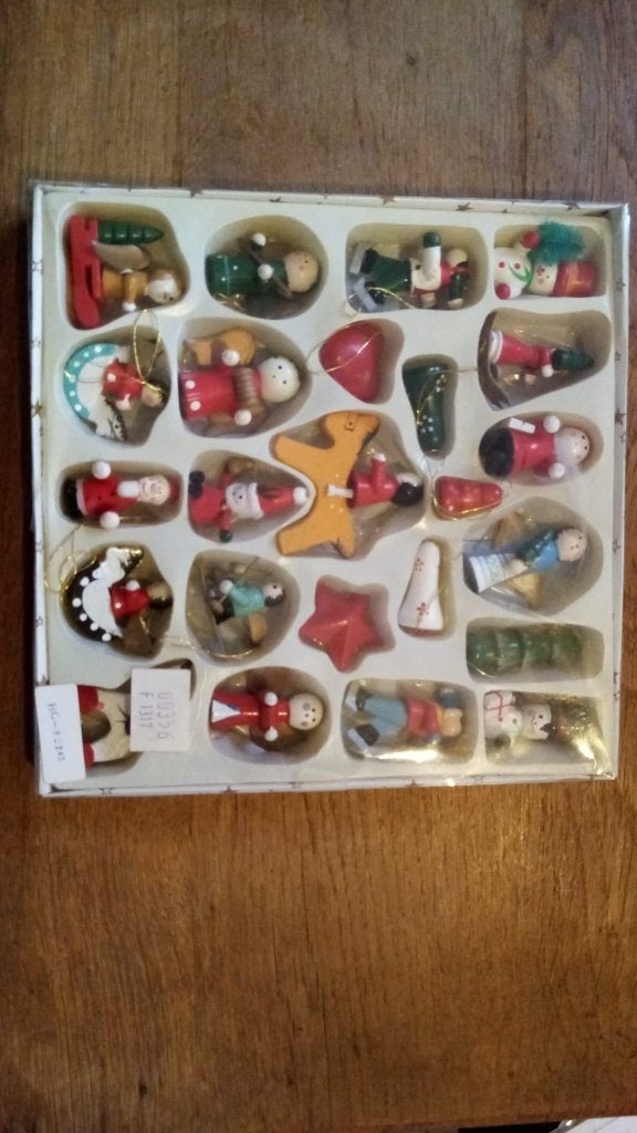 Ensemble décorations de Noël vintage en bois DECO T&N 1, Divers, Neuf, Enlèvement ou Envoi, Inconnue, My-webshop1@outlook.com