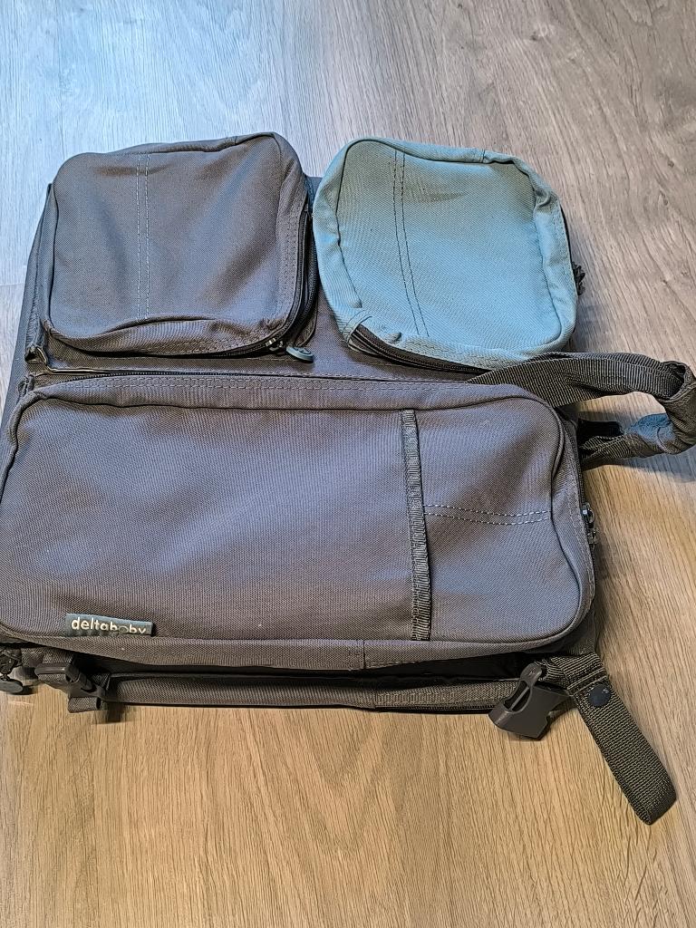 Zak voor gerief en baby te verversen, Ophalen, Gebruikt