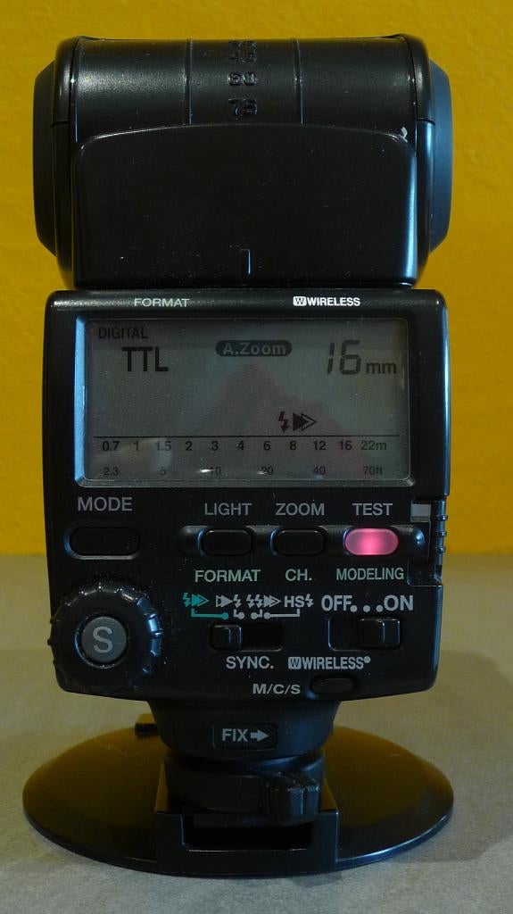 Flash tête cobra Pentax AF-540 FGZ, Ophalen of Verzenden, Zo goed als nieuw, Pentax, Kantelbaar