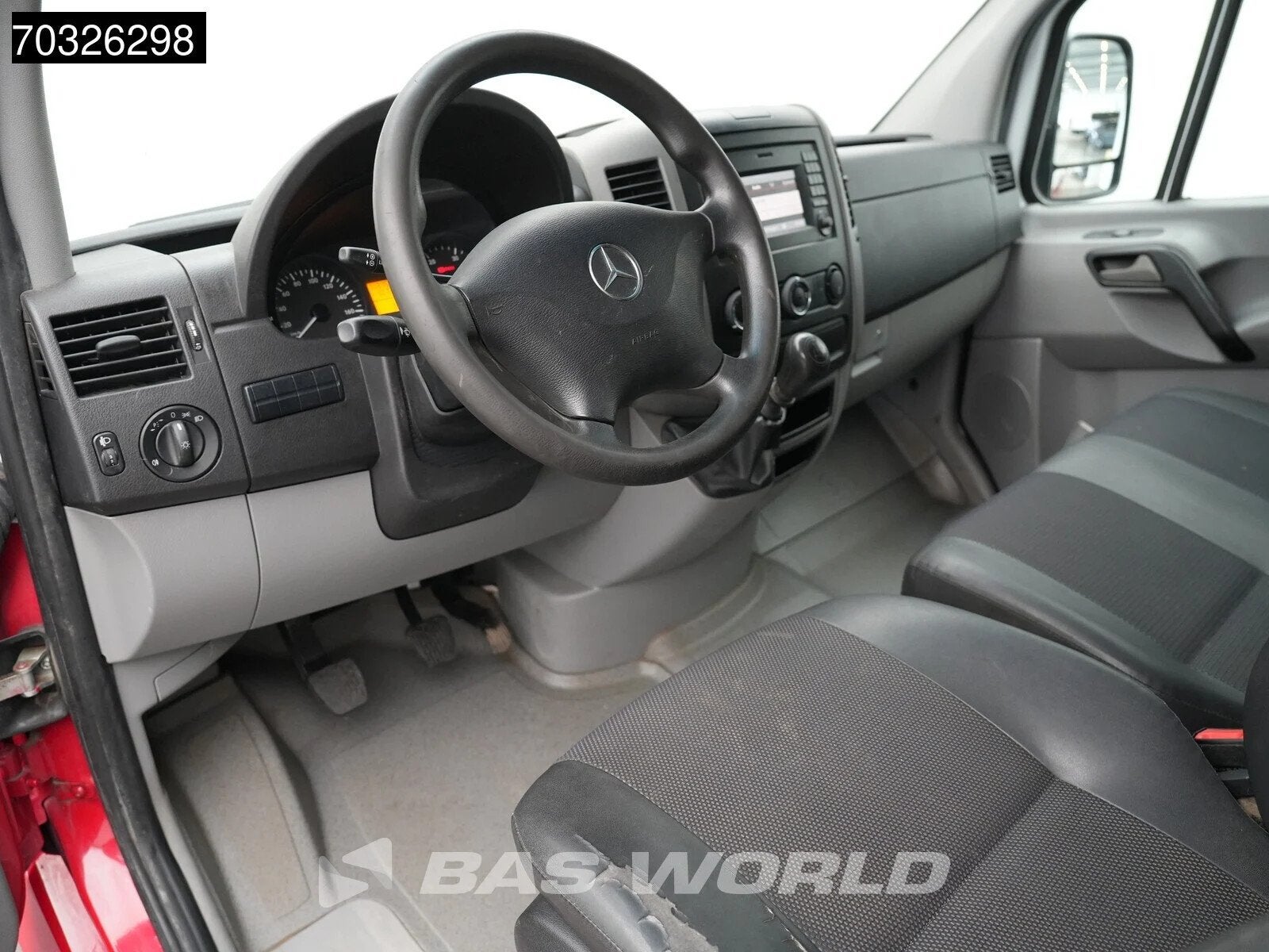 Mercedes Sprinter 214 CDI L1H1 Trekhaak Navi Airco Cruise Eu, Auto's, Stof, Gebruikt, Euro 6, 4 cilinders