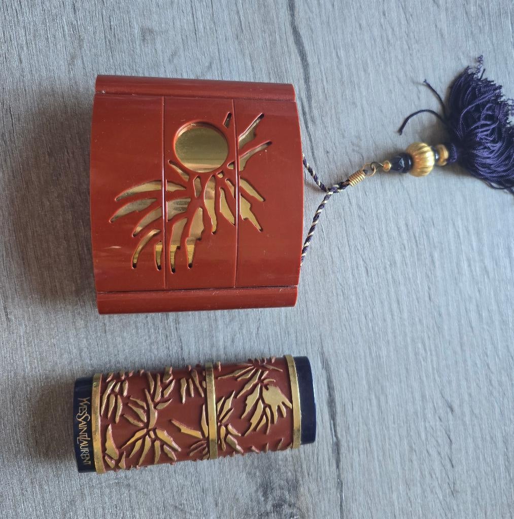 Ensemble Vintage YSL Opium, Handtassen en Accessoires, Uiterlijk | Parfum, Ophalen of Verzenden, Zo goed als nieuw