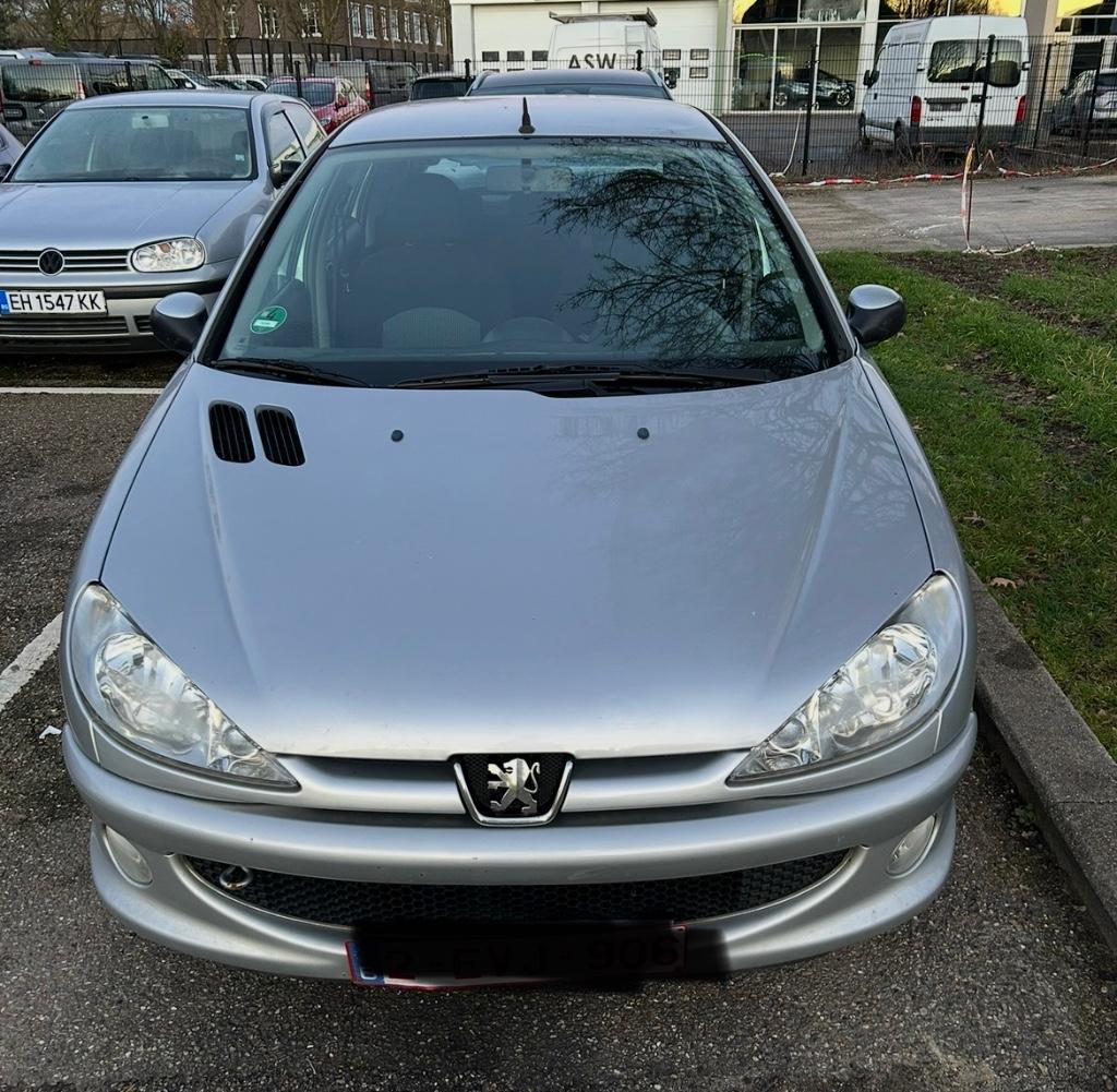 Peugeot 206 1.4 i Benzine 75 PK, Auto's, Stof, Zwart, USB, 5 deurs