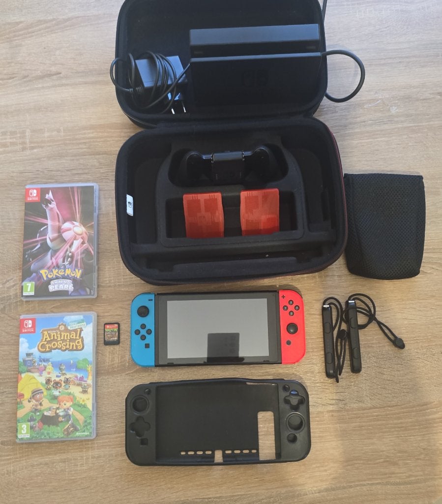 Nitendo Switch met spellen en toebehoren., Ophalen of Verzenden, Zo goed als nieuw