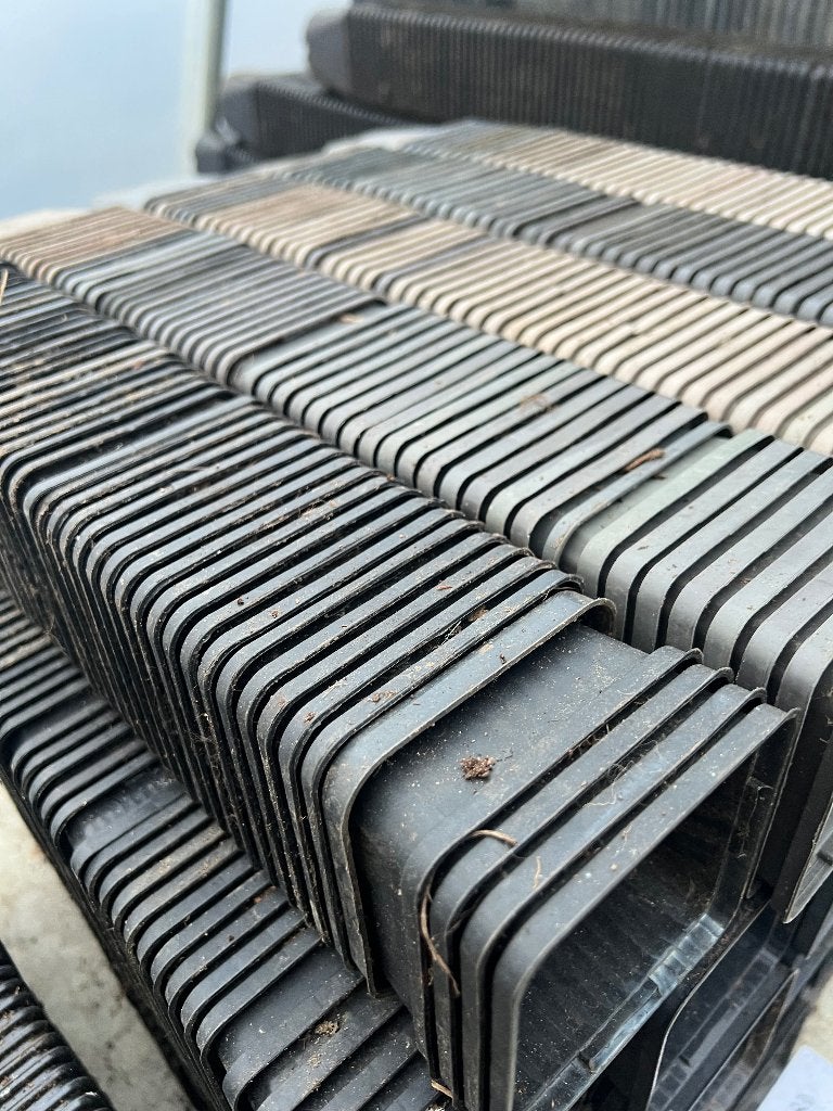 1500 vierkante P9 potjes in harde plastiek 9 x 10 cm, Tuin en Terras, Kunststof, Verzenden, Vierkant, Zo goed als nieuw