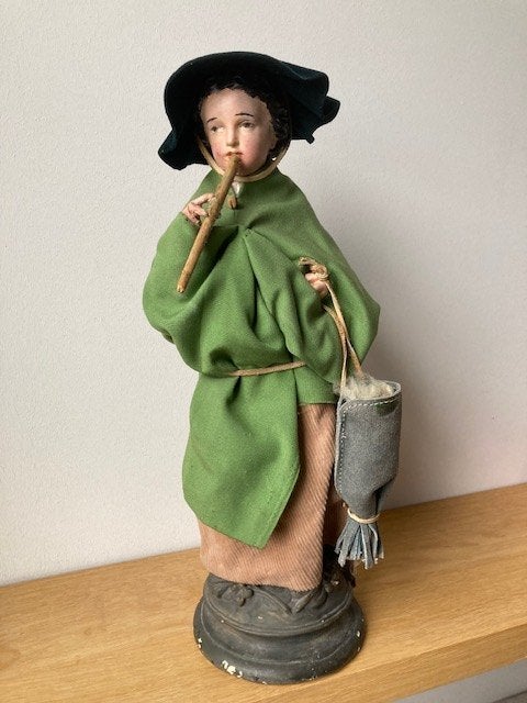 Beeld Kindje Jezus als Herder (49 cm), Antiek en Kunst, Ophalen of Verzenden