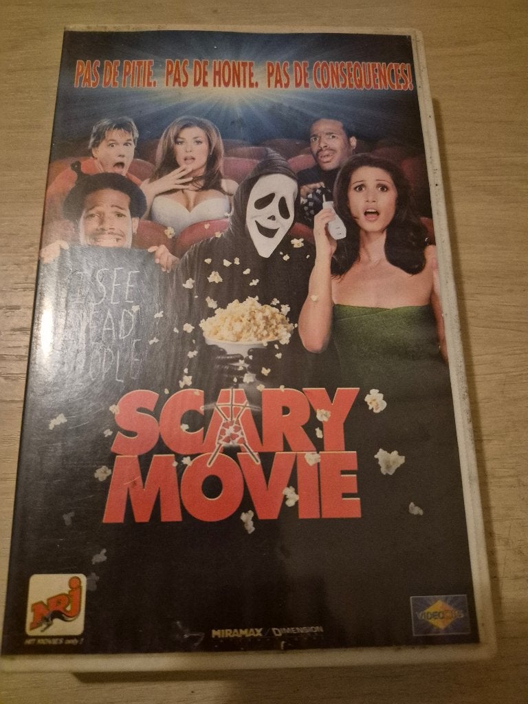 K7 VHS scarie movie, Enlèvement ou Envoi, Horreur, Français, Comme neuf