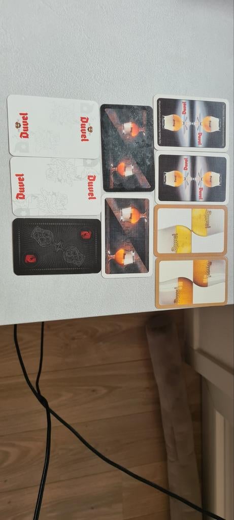 9 speelkaarten duvel, Ophalen of Verzenden