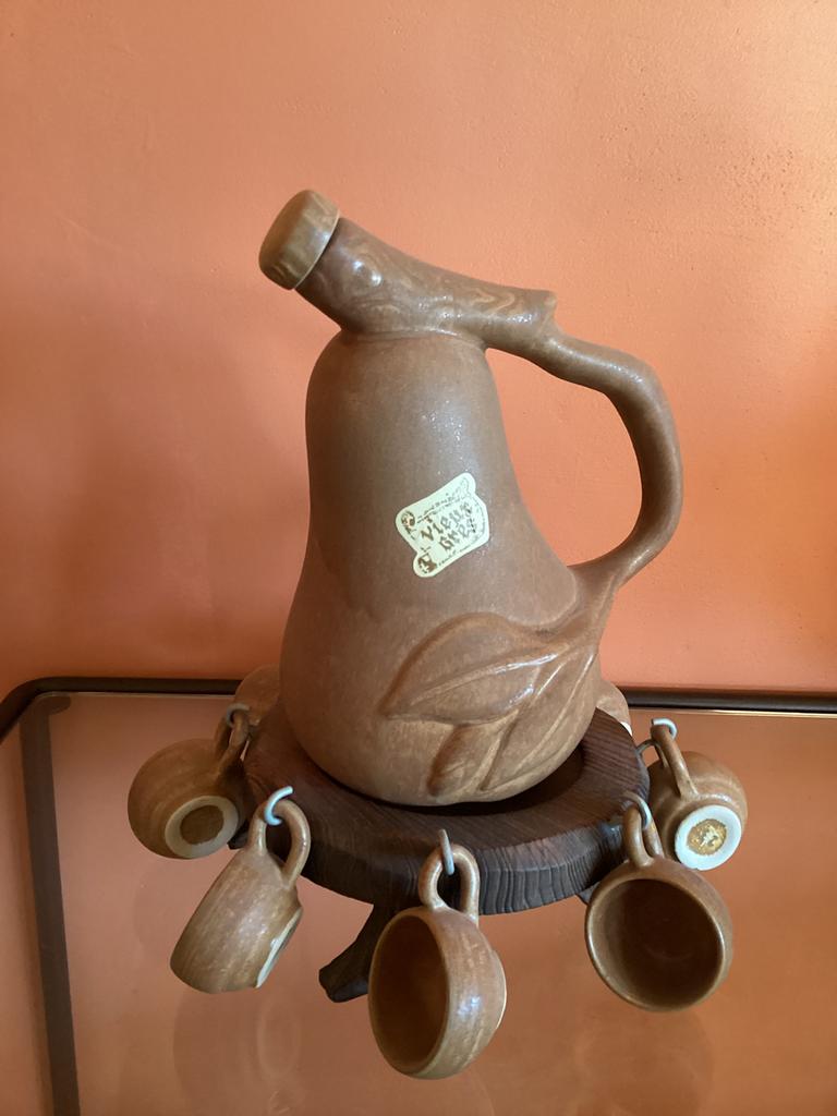 Service à alcool en grès, Enlèvement, Comme neuf