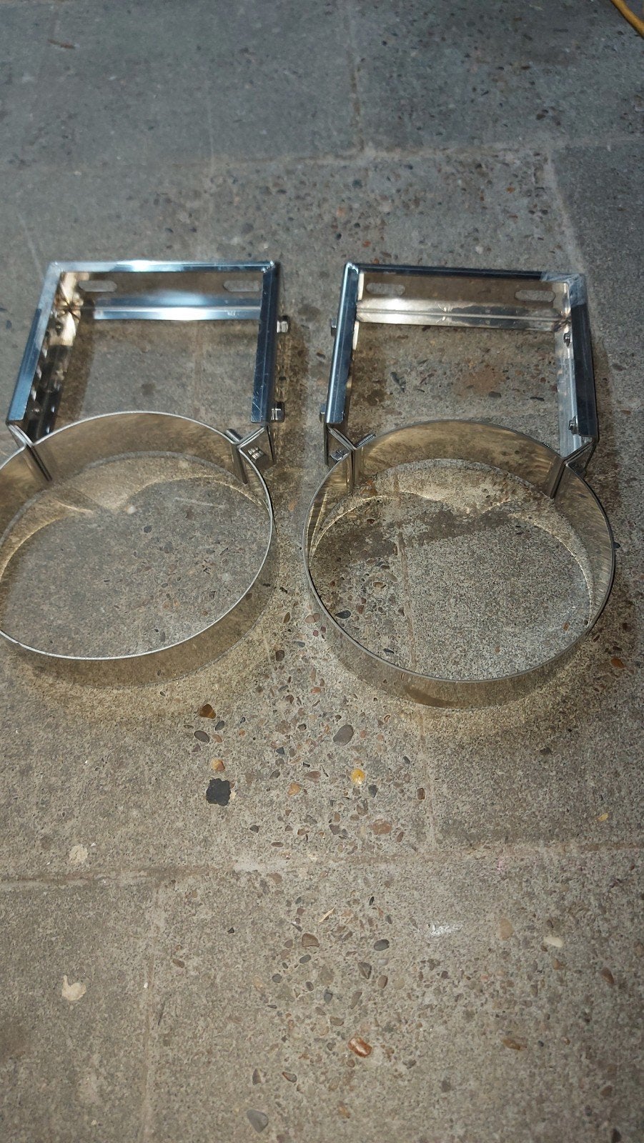 2 inox schouwbeugels, Ophalen of Verzenden, Nieuw