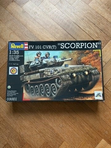 TANK CVRT SCORPION BELGISCH LEGER - REVELL - 1:35, Tank, Verzenden, Nieuw, 1:32 tot 1:50