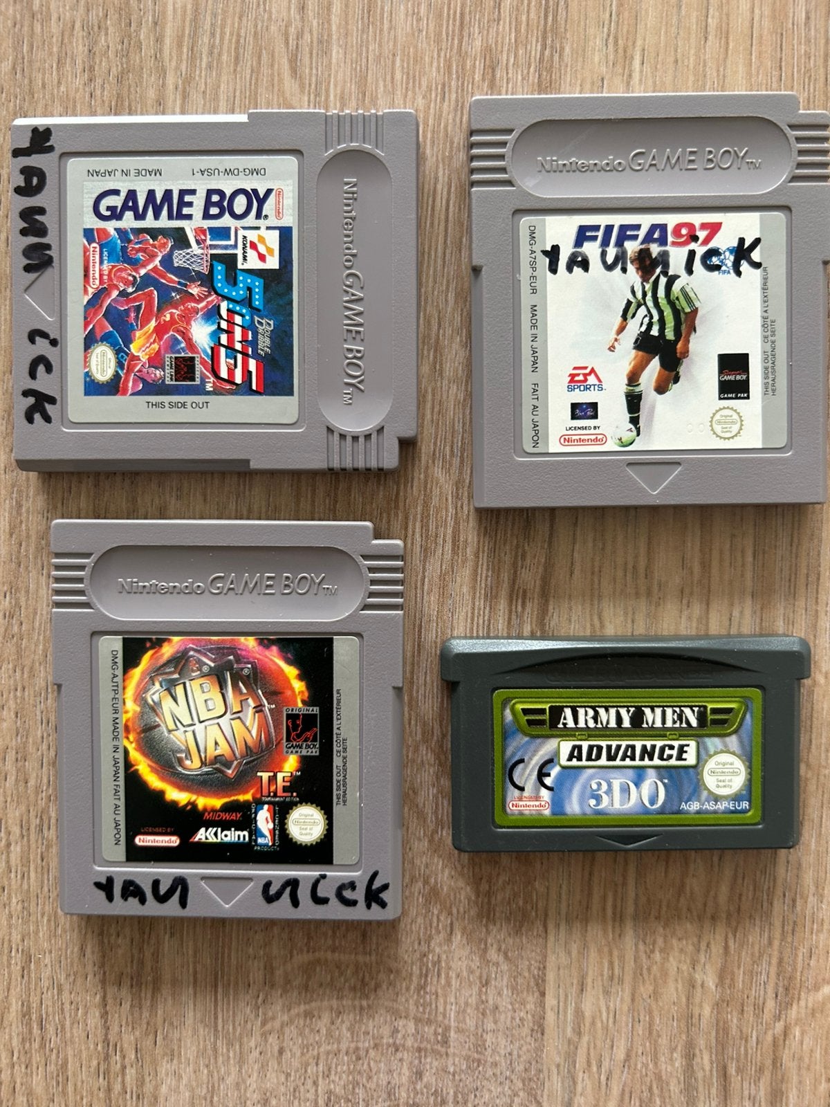 Game boy ( 4 stuks, Ophalen of Verzenden, Zo goed als nieuw
