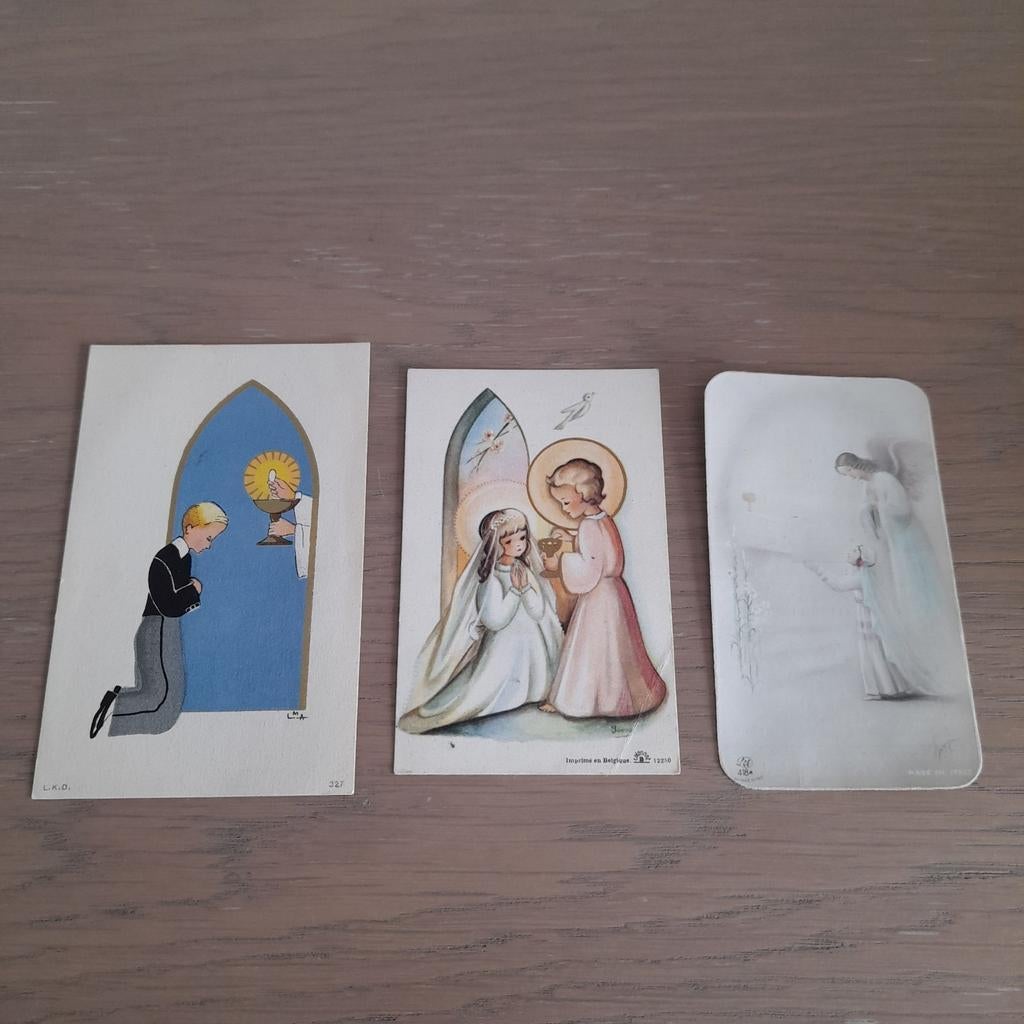30 Communieprentjes  -  Aalst., Enlèvement ou Envoi, Carte ou Gravure, Christianisme | Catholique