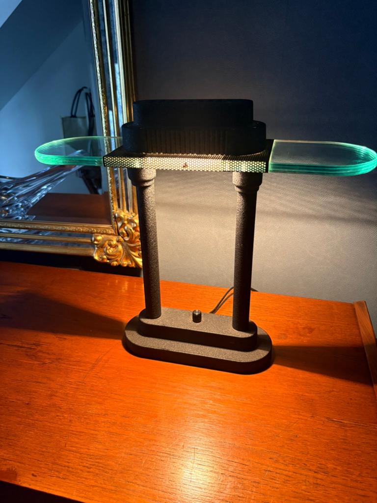 Lampe de bureau style de robert sonneman, Enlèvement, Utilisé, Métal