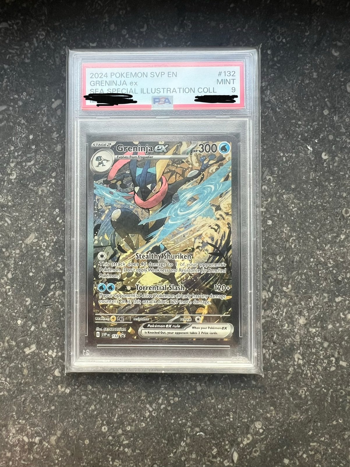 Greninja ex psa 9, Ophalen, Zo goed als nieuw