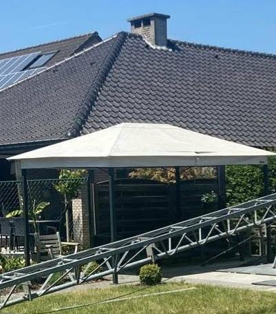 Tuin paviljoen 3x4m Grijs, Ophalen, Paviljoen