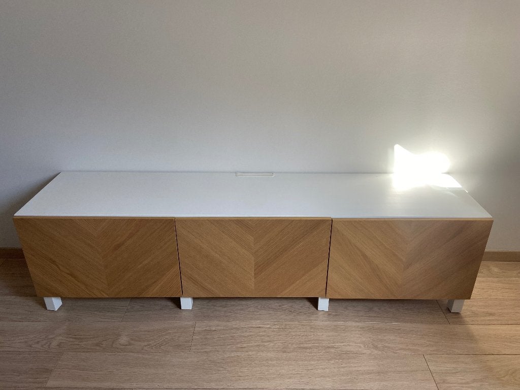 Besta TV meubel Ikea, Huis en Inrichting, Ophalen, Zo goed als nieuw