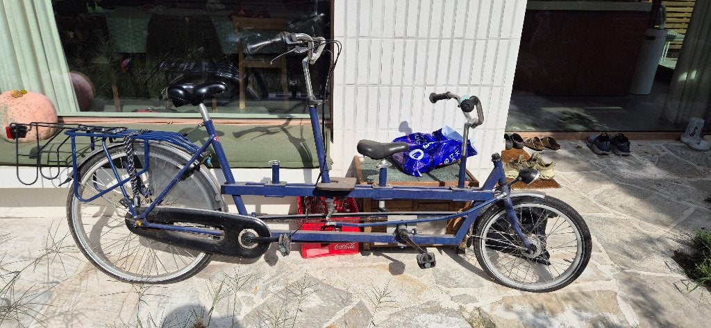 Tandem onderwaterfiets blauw, Ophalen, Minder dan 10 versnellingen, Gebruikt, Minder dan 49 cm