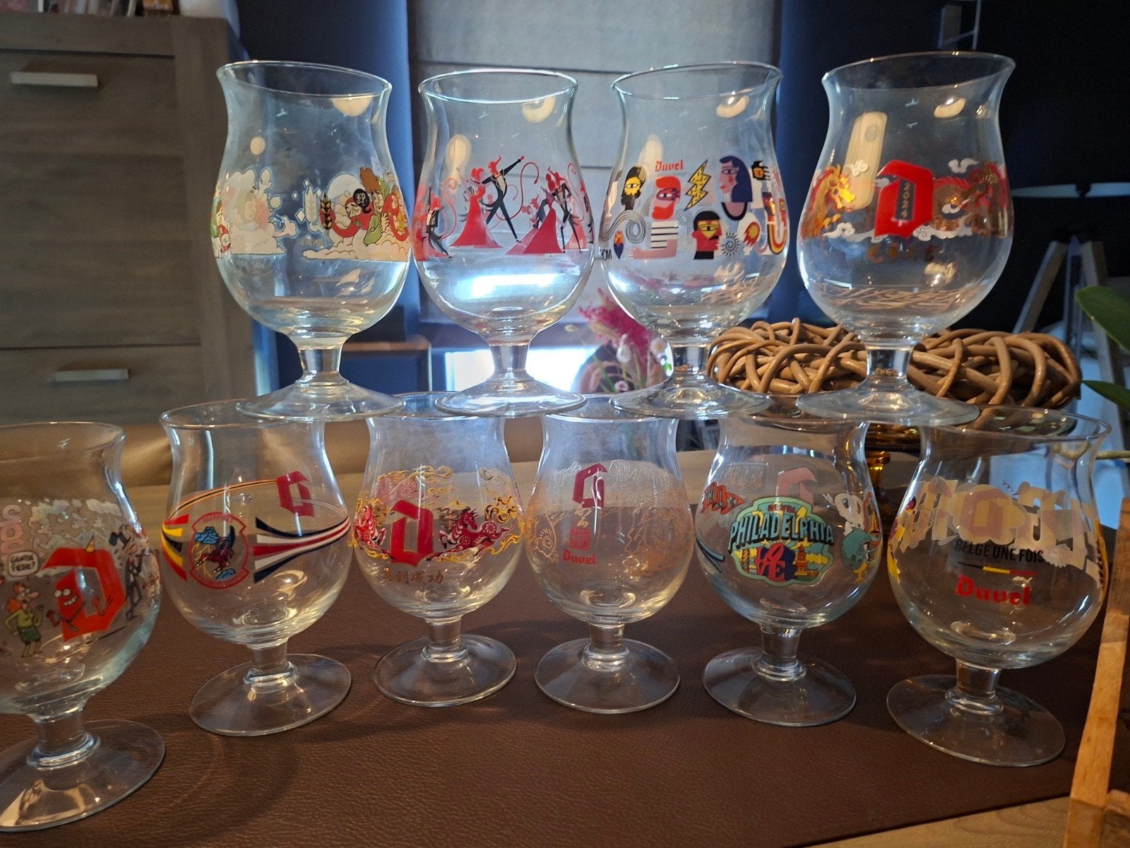 Duvel glazen, Ophalen, Duvel