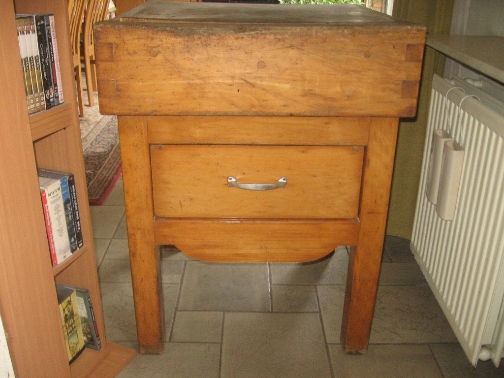 vintage zeldzame kapblok in originele staat, Huis en Inrichting, Ophalen, Gebruikt, Bruin, Vintage