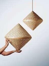 VIKTIGT bamboe lamp, Huis en Inrichting, Ophalen, Overige materialen, Gebruikt, Scandi