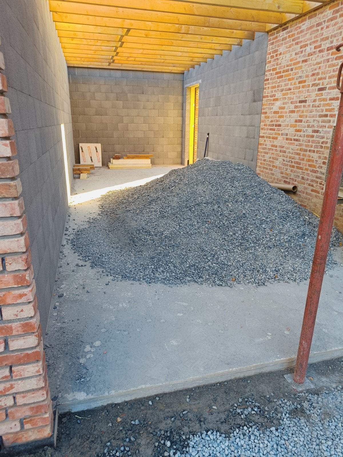 Gebroken beton 0/20, 6 à 7 ton, Tuin en Terras, Ophalen, Nieuw, Grijs, Grind
