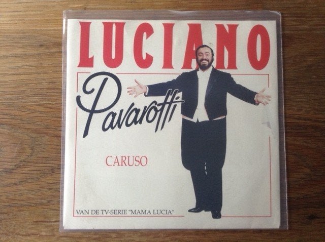 single luciano pavarotti, Enlèvement ou Envoi, Classique, Housse de protection extérieure, 7 inch