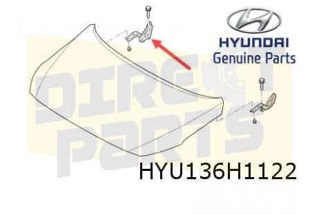 Hyundai Ioniq Motorkapscharnier Rechts Origineel! 79120G2000, -, -, Nieuw, Ophalen of Verzenden