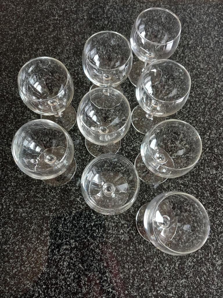 Kristallen Ballon Wijnglaasjes ( 9 x ), Enlèvement, Neuf, Verre