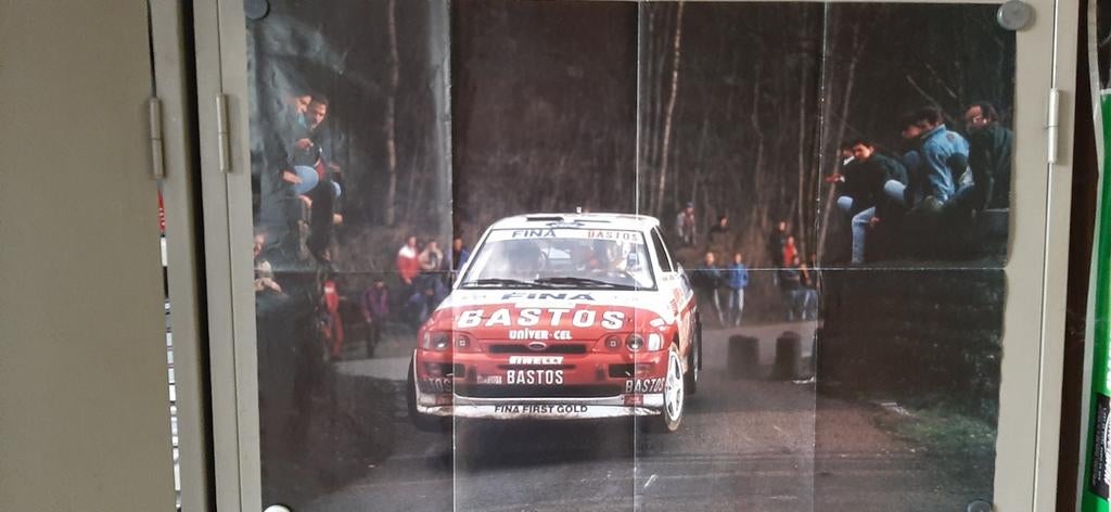 Poster Bastos Snyers Ford Escort Cosworth, Boeken, Ophalen of Verzenden, Ford