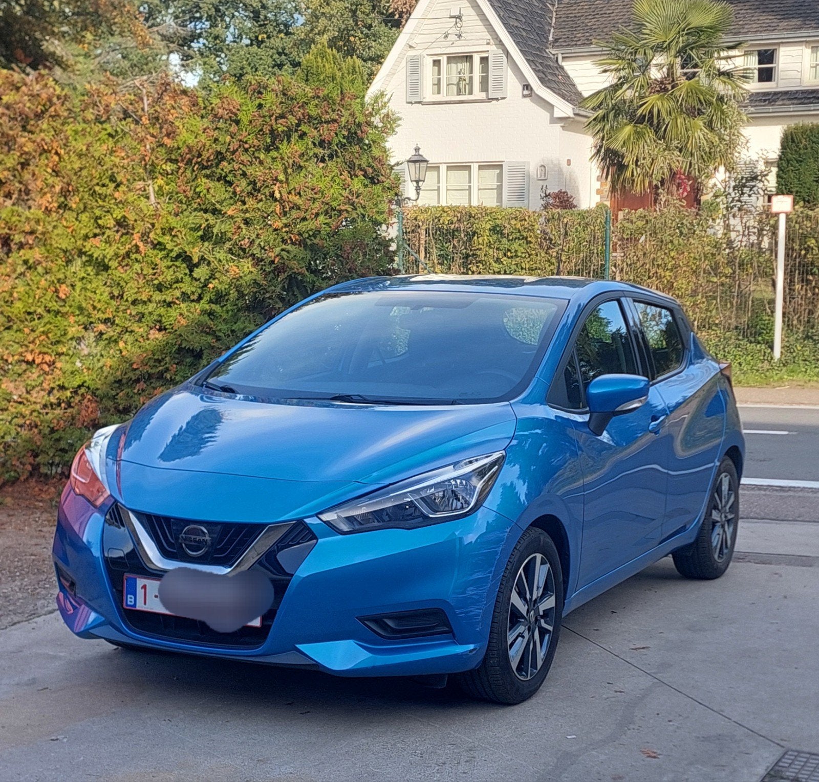 Micra uit 2019 met 4700 km !!, Auto's, Voorwielaandrijving, Stof, Euro 6, Blauw
