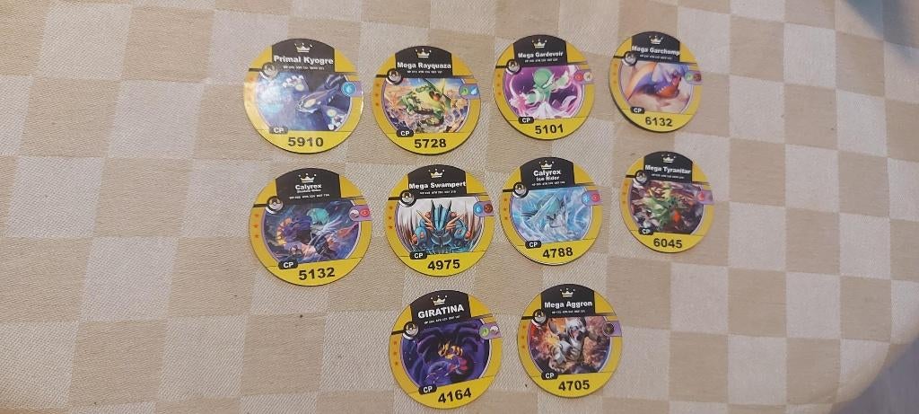 pokemon medaillon battle flippos oa Kyogre Rayquaza Tyranita, Ophalen of Verzenden, Nieuw, Overige typen