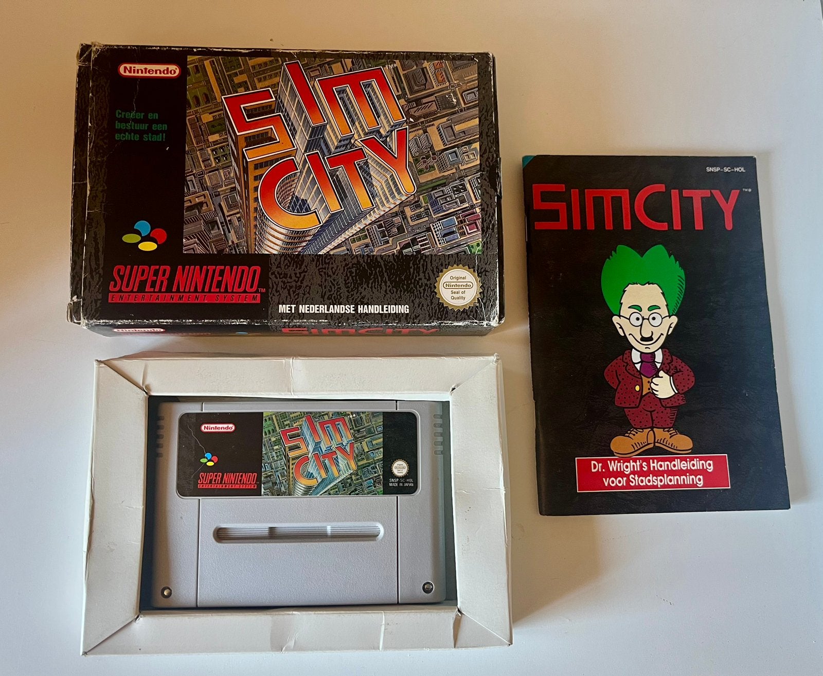 Sim city super nintendo, Games en Spelcomputers, Games | Nintendo Super NES, Ophalen, Zo goed als nieuw