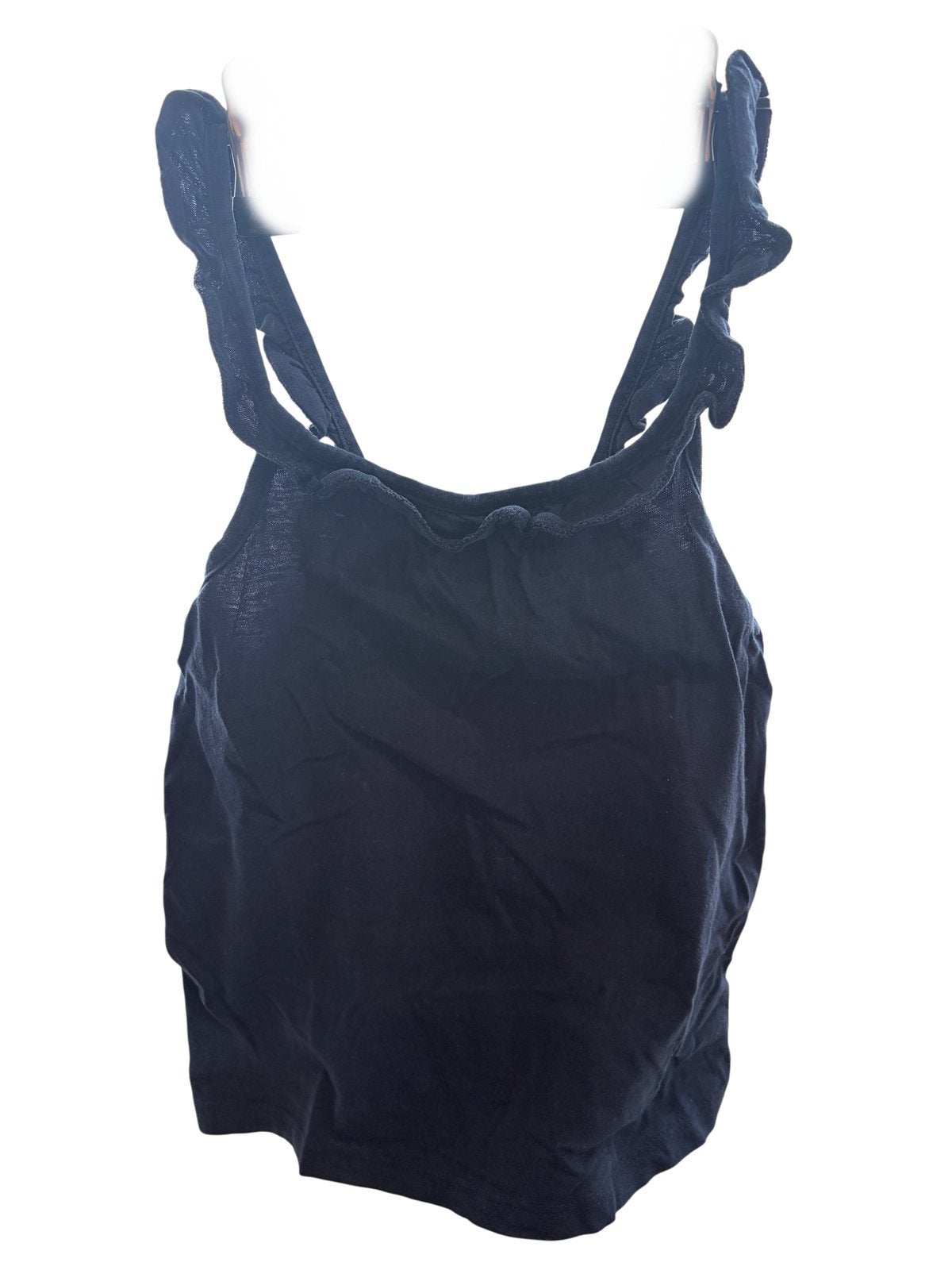 débardeur bleu marine à volants tao – taille 6 ans (116 cm), Ophalen of Verzenden, Gebruikt, Meisje, Overige typen