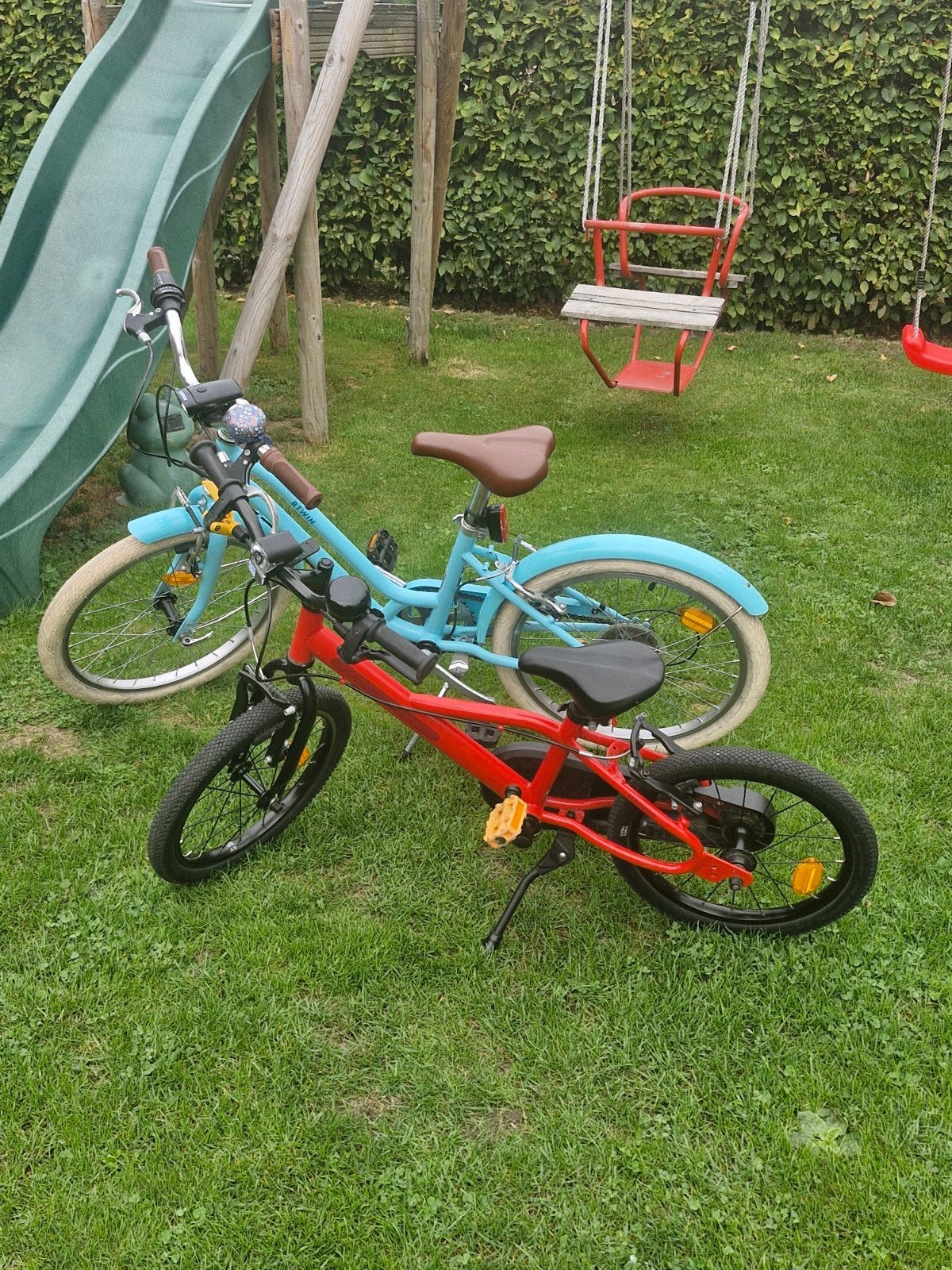 2 kinderfietsjes...., Fietsen en Brommers, Ophalen, Zo goed als nieuw, Velgrem, 16 tot 20 inch