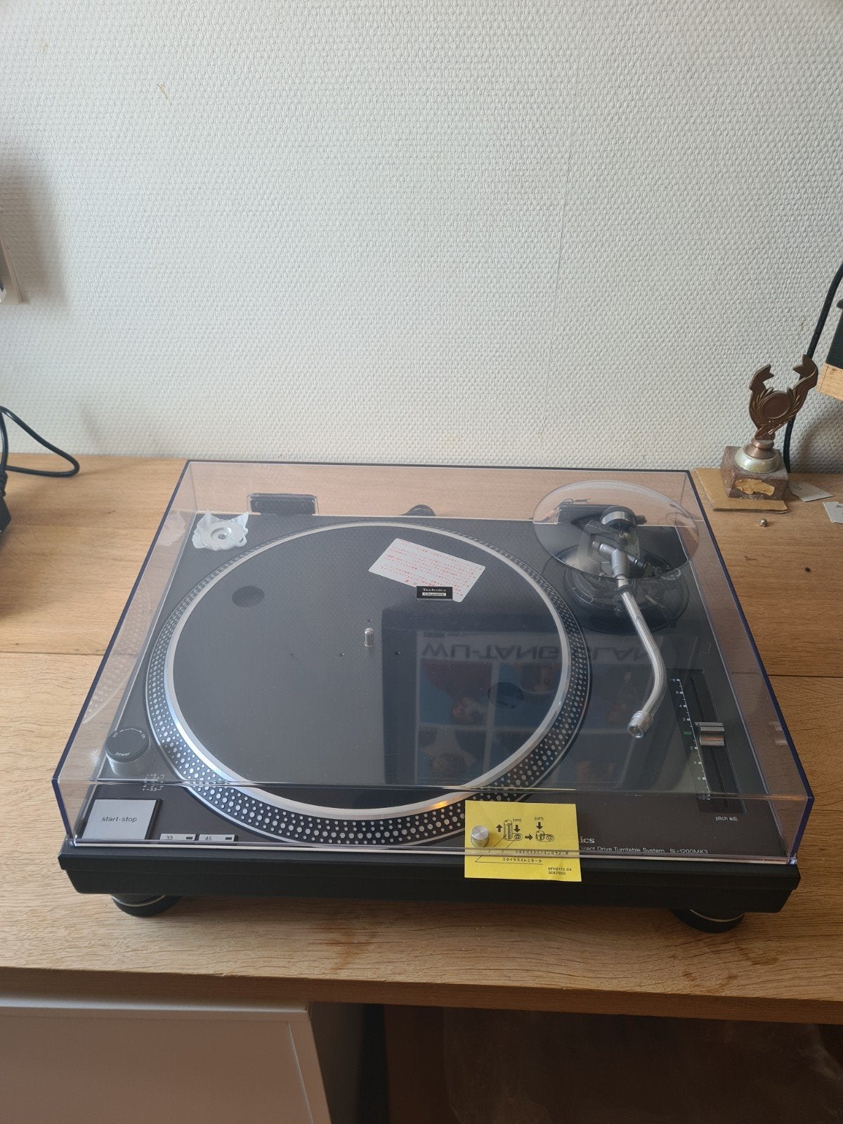 Technics SL1200 MK3 ZGAN Met originele doos & Accessoires, Pitch-regelaar, Ophalen of Verzenden, Zo goed als nieuw, Platenspeler