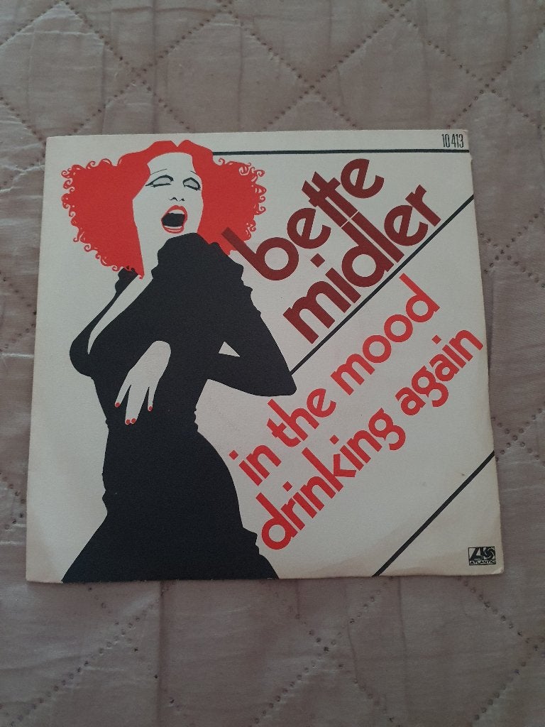 S - Bette Midler – In The Mood / Drinking Again - 1973, Cd's en Dvd's, 7 inch, Ophalen of Verzenden, Zo goed als nieuw, EP