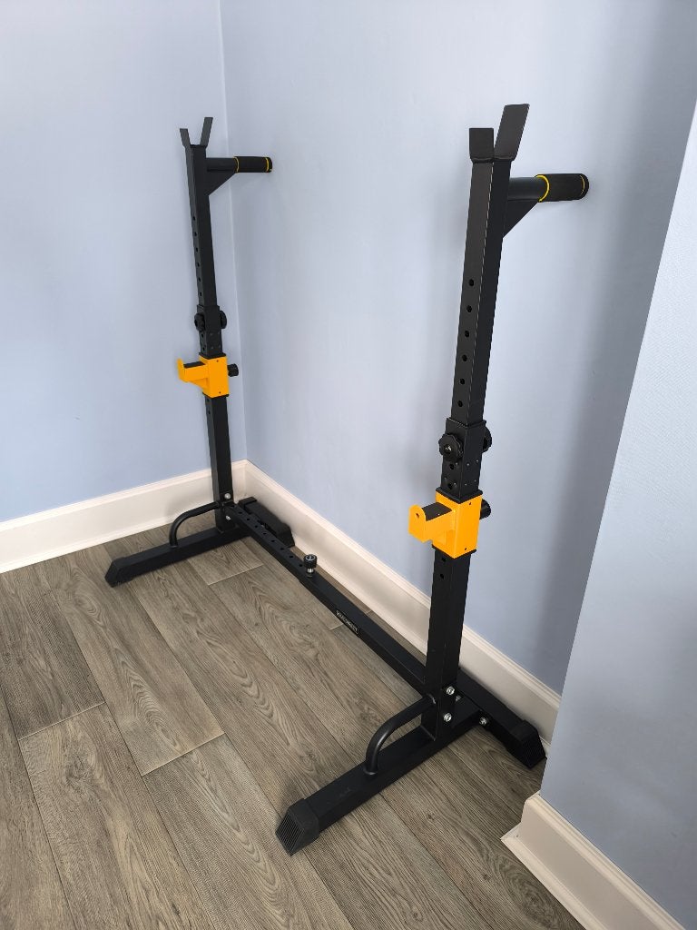 Squat rack/ bench press/ dipstation/ push up bars, Sport en Fitness, Ophalen, Zo goed als nieuw, Benen