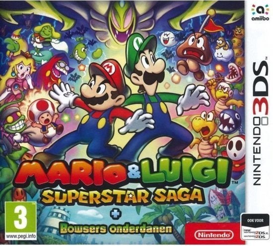 Nintendo  3ds  mario &luiigi superstar saga, Games en Spelcomputers, Games | Nintendo 2DS en 3DS, Avontuur en Actie, 2 spelers