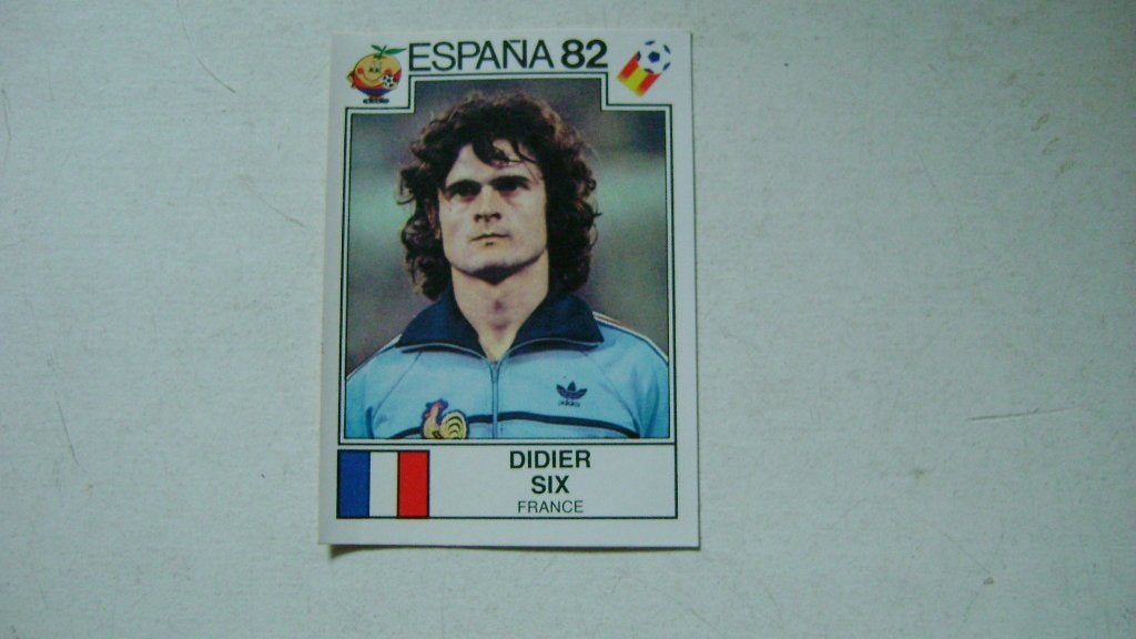 Panini. Coupe du monde Espana 82. Autocollant Didier Six, Collections, Enlèvement ou Envoi, Comme neuf, Sport