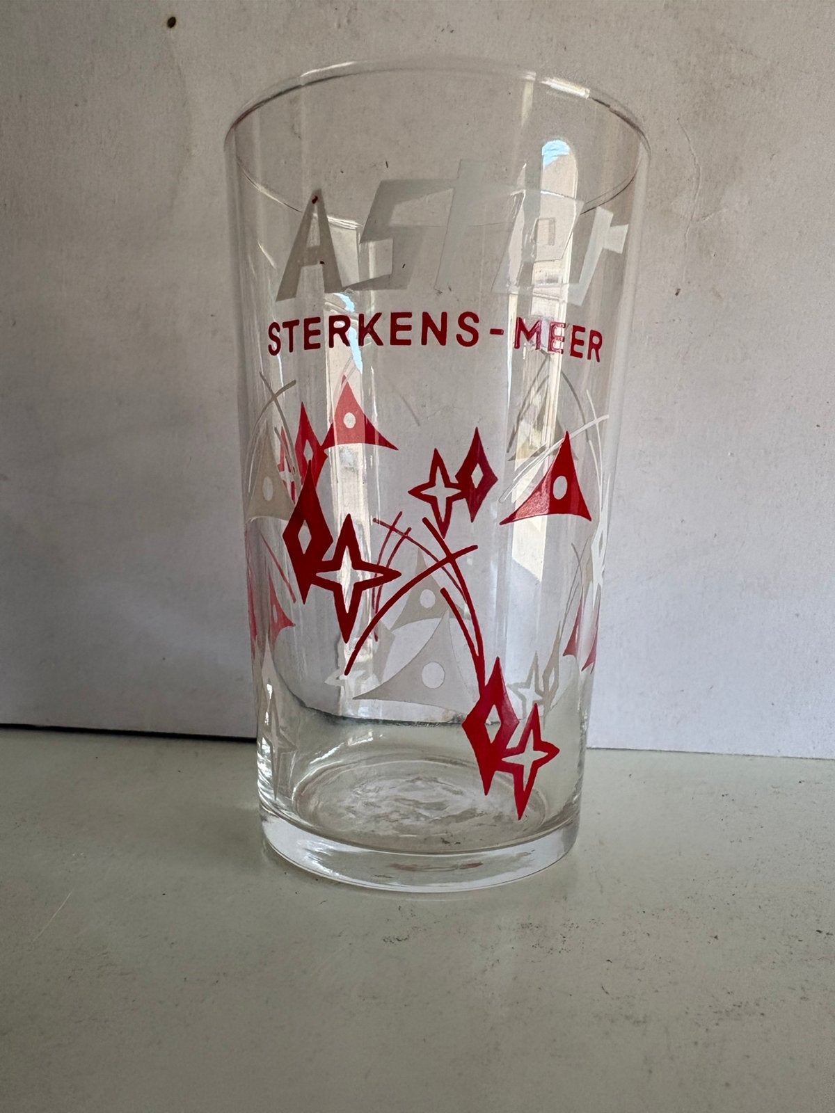 Meer - Sterkens Limonade glas Aster, Ophalen of Verzenden, Zo goed als nieuw