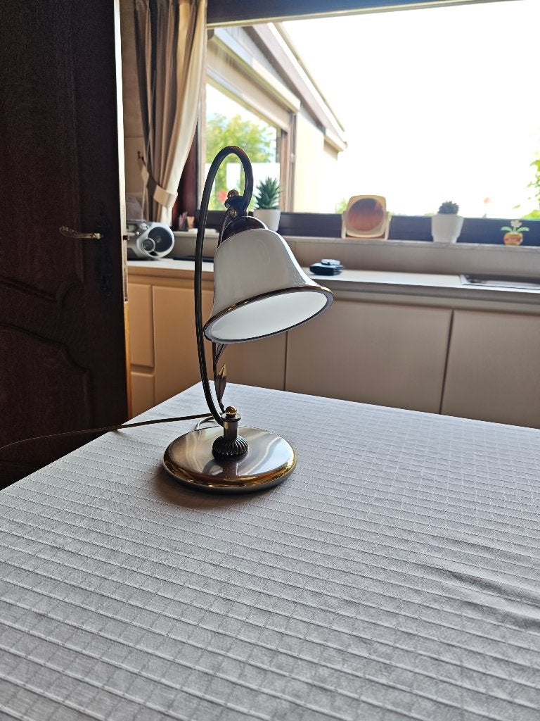 Kroonluchter set en tafellamp in zeer goede staat, Ophalen, Zo goed als nieuw, Glas