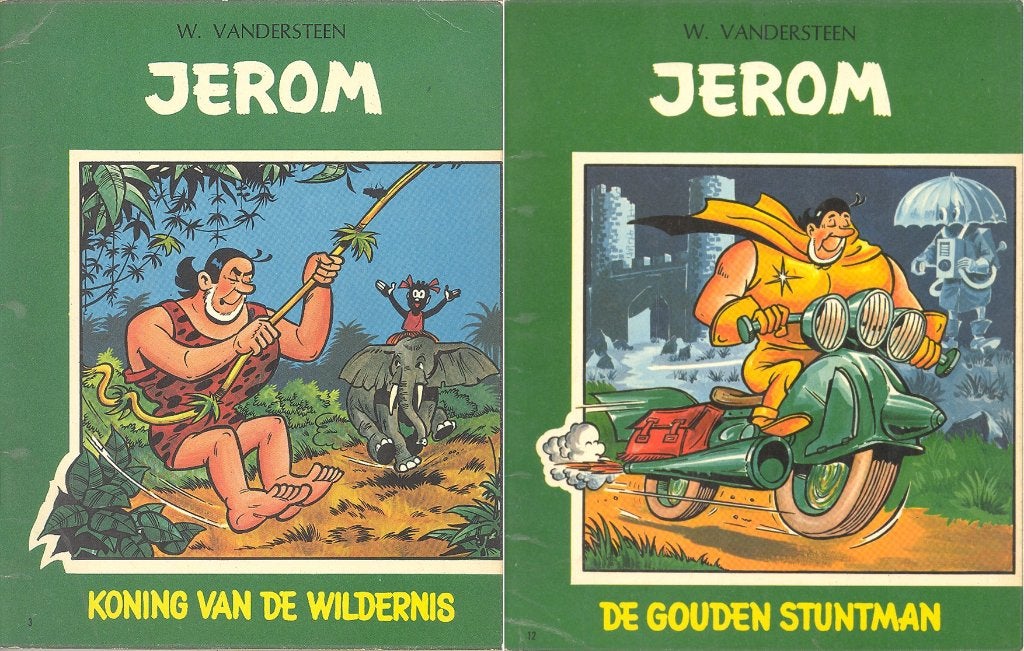 Verzameling strips Jerom., Plusieurs BD, Enlèvement ou Envoi, Utilisé, Willy Vandersteen
