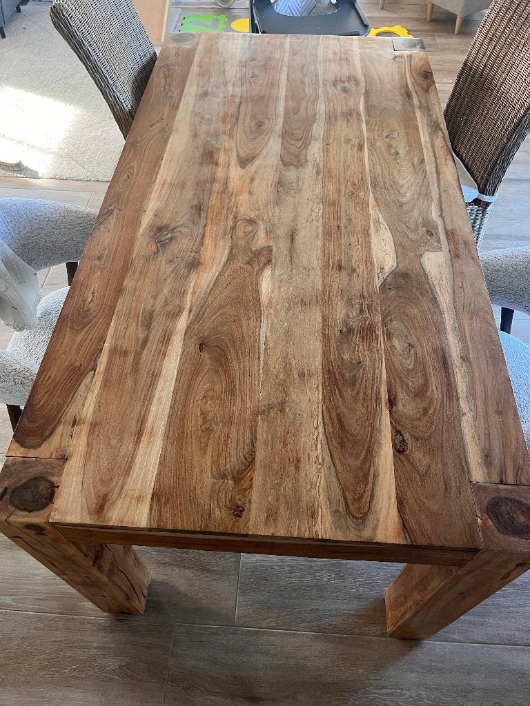 Eettafel, Huis en Inrichting, Tafels | Eettafels, Ophalen, 50 tot 100 cm, Zo goed als nieuw, Vijf personen of meer