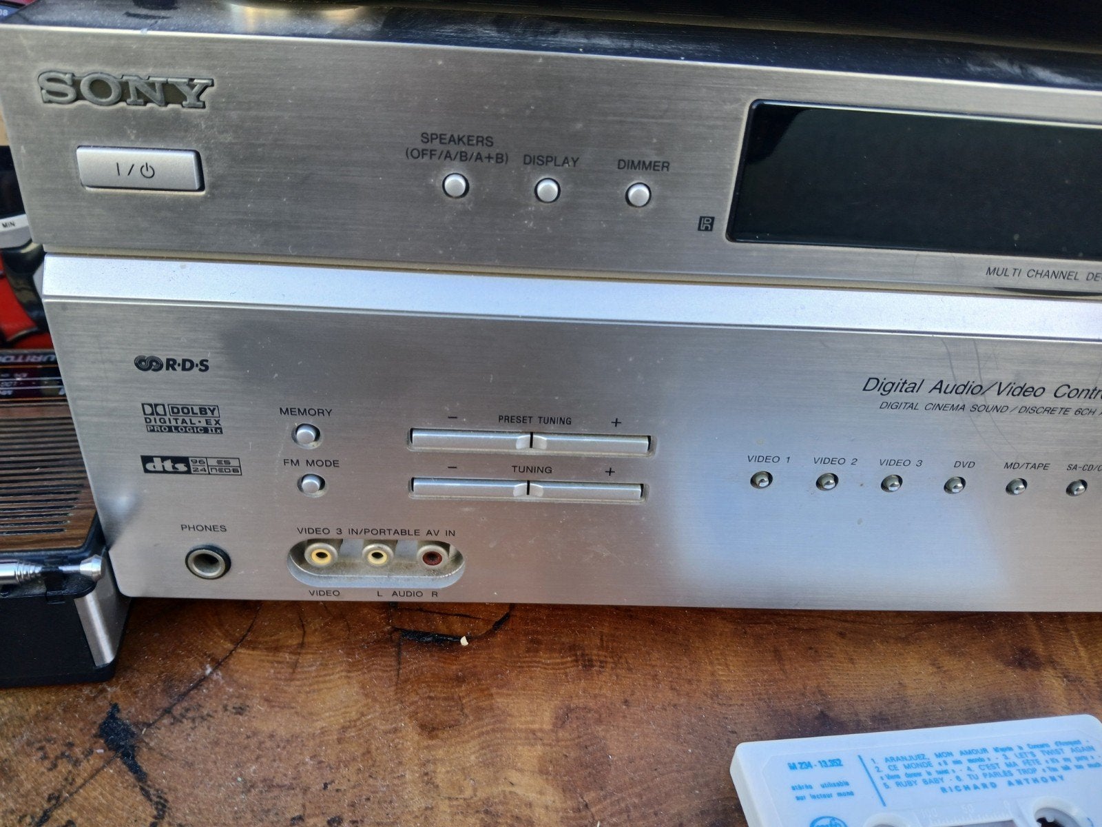 Sony 100w DOGITAÑSTR DE 598 versterker, Audio, Tv en Foto, Ophalen of Verzenden, Zo goed als nieuw, 60 tot 120 watt, Sony